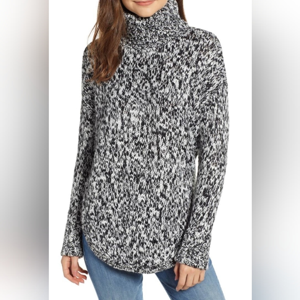 Treasure & Bond Marled Turtle Neck Sweater